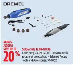 Canadian Tire Dremel Selected Rotary Tools and Accessories offer