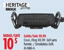 Canadian Tire Gril sans fumée offer