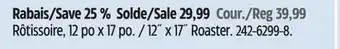 Canadian Tire 12˝ x 17˝ Roaster offer