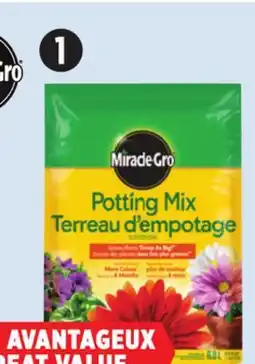 Canadian Tire Miracle-Gro All-Purpose Potting Mix, 8.8L offer