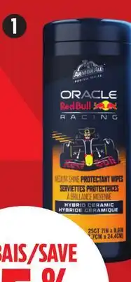 Canadian Tire Armor All Red Bull Medium Shine Protectant Wipes offer