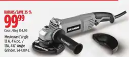 Canadian Tire 13A, 41⁄2˝ Angle Grinder offer