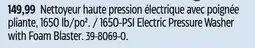 Canadian Tire 1650-PSI Electric Pressure Washer with Foam Blaster offer