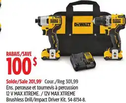 Canadian Tire 12V MAX XTREME Brushless Drill/Impact Driver Kit offer