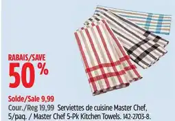 Canadian Tire Master Chef 5-Pk Kitchen Towels offer