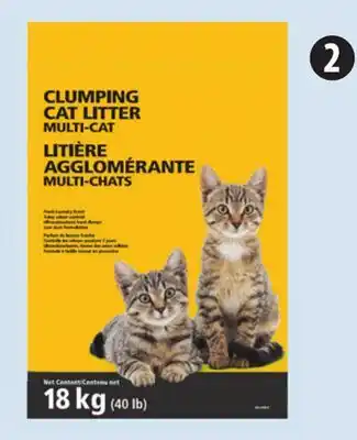 Canadian Tire Multi-Cat Clumping Cat Litter, Scented offer