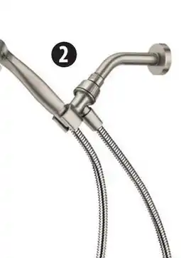 Canadian Tire Moen 5-Function Ignite Hand-Held Shower Head. Brushed-nickel finish offer
