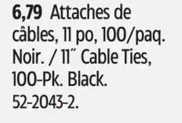 Canadian Tire 11˝ Cable Ties offer