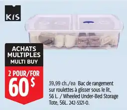 Canadian Tire Wheeled Under-Bed Storage Tote offer