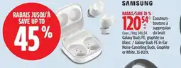 Canadian Tire Samsung Galaxy Buds FE In-Ear Noise-Cancelling Buds, Graphite or White offer