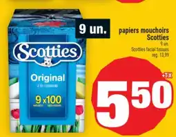 Super C Papiers mouchoirs Scotties | Scotties facial tissues offer