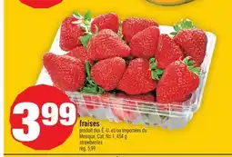 Super C FRAISES | STRAWBERRIES offer