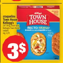 Super C CRAQUELINS TOWN HOUSE KELLOGG'S | KELLOGG'S TOWN HOUSE CRAKERS offer