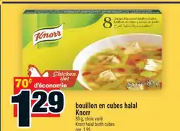 Super C Bouillon en cubes halal Knorr | Knorr halal broth cubes offer