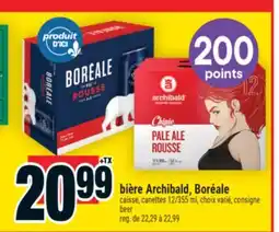 Super C BIÈRE ARCHIBALD, BORÉALE | BEER offer