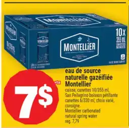 Super C EAU DE SOURCE NATURELLE GAZÉIFIÉE MONTELLIER | MONTELLIER CARBONATED NATURAL SPRING WATER offer