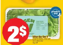 Super C Laitue duo GenV | GenV lettuce duo offer
