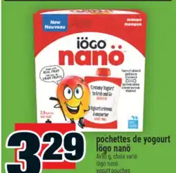 Super C POCHETTES DE YOGOURT IÖGO NANÖ | IÖGO NANÖ YOGURT POUCHES offer