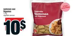 Super C SAMOSAS AUX LÉGUMES | VEGETABLE SAMOSAS offer