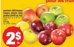 Super C POMMES DÉLICIEUSES ROUGES, JAUNES, GALA, GRANNY SMITH OU FUJI | APPLES offer
