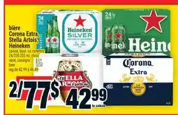 Super C BIÈRE CORONA EXTRA, STELLA ARTOIS, HEINEKEN | BEER offer