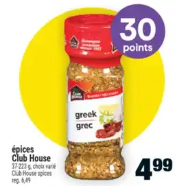 Super C ÉPICES CLUB HOUSE | CLUB HOUSE SPICES offer