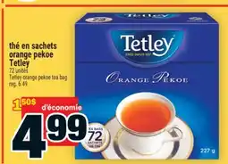 Super C thé en sachets orange pekoe Tetley | Tetley orange pekoe tea bag offer