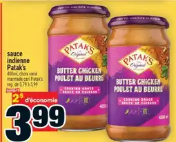 Super C SAUCE INDIENNE PATAK'S | MARINADE CARI PATAK'S offer