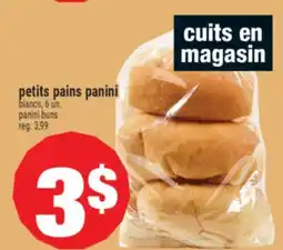 Super C Petits pains panini | Panini buns offer
