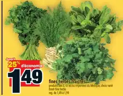 Super C Fines herbes fraîches | Fresh fine herbs offer