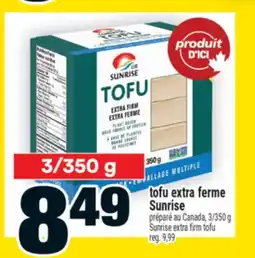 Super C Tofu extra ferme Sunrise | Sunrise extra firm tofu offer