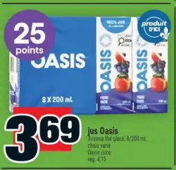 Super C Jus Oasis Arizona thé glacé | Oasis juice offer