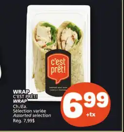 Marché Bonichoix C'EST PRÊT! WRAP offer