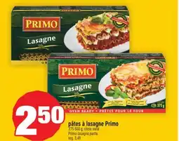 Super C PÂTES À LASAGNE PRIMO | PRIMO LASAGNA PASTA offer