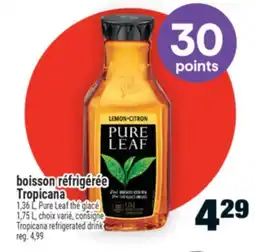 Super C BOISSON RÉFRIGÉRÉE TROPICANA | TROPICANA REFRIGERATED DRINK offer
