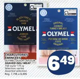 Marché Bonichoix OLYMEL OR LAFLEUR SHAVED DELI MEAT offer