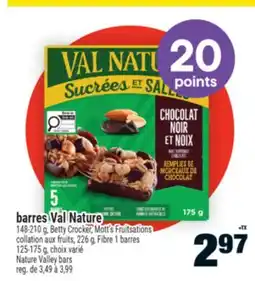 Super C barres Val Nature | Nature Valley bars offer
