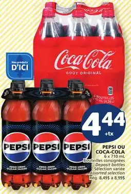 Marché Bonichoix PEPSI OU COCA-COLA offer