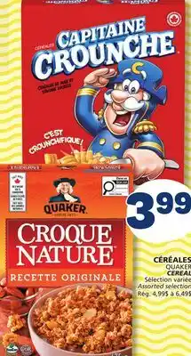 Marché Bonichoix QUAKER CEREAL offer