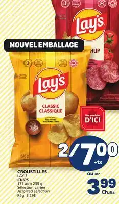Marché Bonichoix LAY'S CHIPS offer
