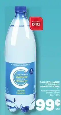 Marché Bonichoix COMPLIMENTS SPARKLING WATER offer