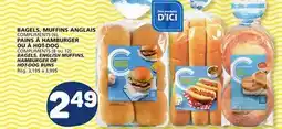 Marché Bonichoix COMPLIMENTS (6) BAGELS, ENGLISH MUFFINS, HAMBURGER OR HOT-DOG BUNS (8 OR 12) offer