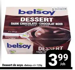 Pasquier Dessert de soya Belsoy offer