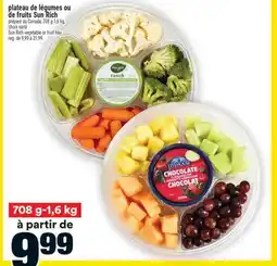 Super C PLATEAU DE LÉGUMES OU DE FRUITS SUN RICH | SUN RICH VEGETABLE OR FRUIT TRAY offer