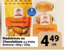 Pasquier Madeleines ou Chocolatines La Petite Bretonne offer