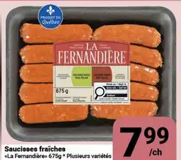 Pasquier Saucisses fraîches La Fernandière offer
