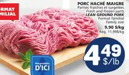Marché Bonichoix Fresh and frozen parts LEAN GROUND PORK offer