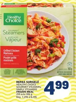 Marché Bonichoix HEALTHY CHOICE GOURMET STEAMERS, SIMPLY STEAMERS FROZEN MEAL offer