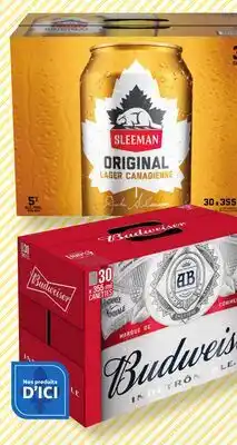 Marché Bonichoix BUDWEISER OR SLEEMAN ORIGINAL BEER offer