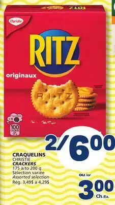 Marché Bonichoix CHRISTIE CRACKERS offer